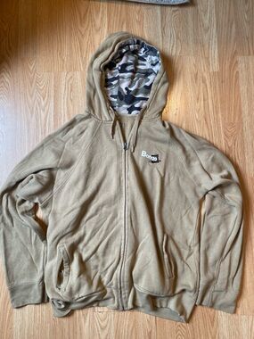 Vintage Y2K Bongo Zip Up Hoodie Men's L